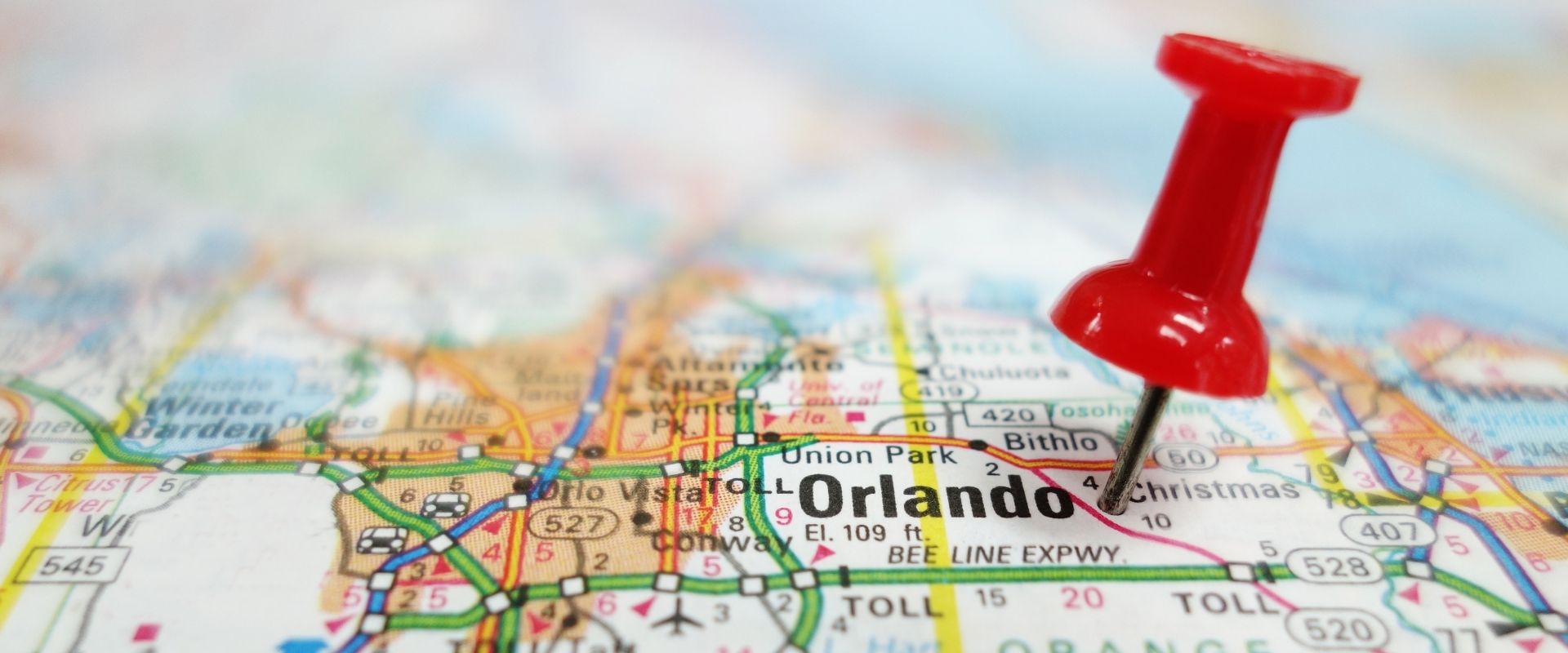 Pin On Map Of Orlando 